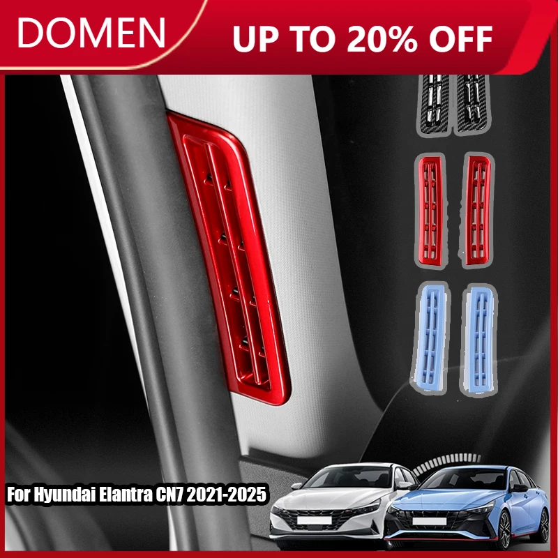 

For Hyundai Elantra CN7 2021 2022 2023 2024 2025 Automotive A-pillar decorative frame ABS material exterior modification parts