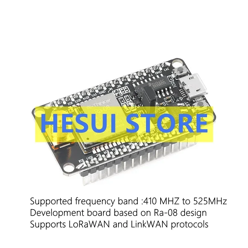 Ra-08-Kit LoRaWAN RF module development board/comes with MCU/SMA interface 470MHz antenna
