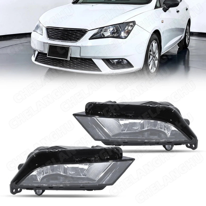 

Left And Right Side Fog Light For Seat Ibiza 2013 2014 2015 2016 2017 Car-styling Front Bumper Halogen Fog Lamp