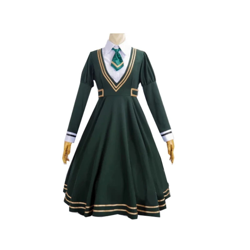 ساعة الساحرة مياو نيمو شخصية واحدة تعيش في المدينة القادمة مع شعر أسود طويل وعيون زرقاء زي تنكري أنيمي مليء بالمجموعة