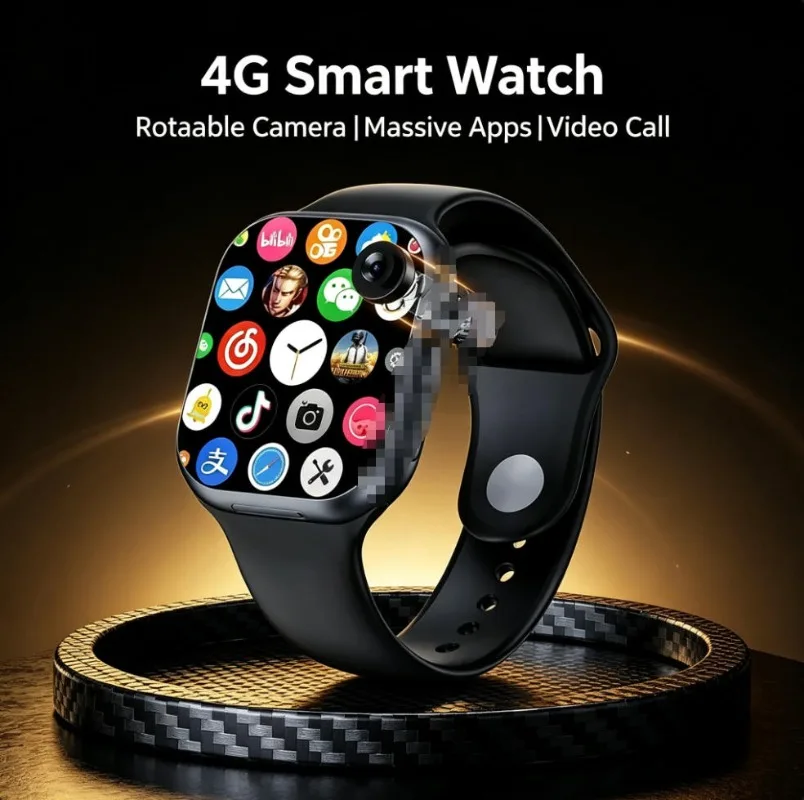 Smart Watch With Rotatable Camera 4G Support Download Third‑Party Apps Video Call Men Women Smartwatch