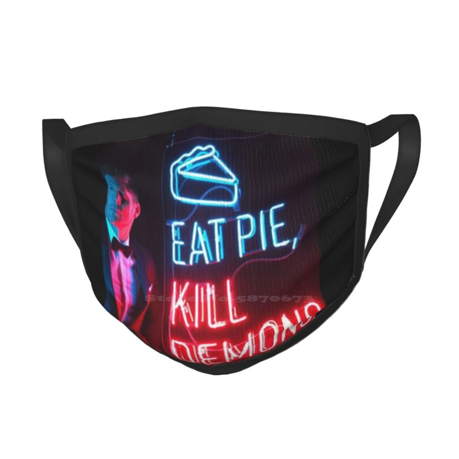 Eat Pie , Kill Demons. Knitted Hat Warm Beanie Outdoor Caps Eat Pie Kill Demons Supernatural Tv Show Series Jensen Ackles image 5