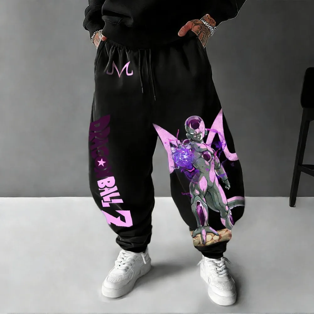 2026 Sommer Dragon Ball Z Frieza 3D-Druck Jogginghose, Schnelltrocknende Oversize Hip-Hop Freizeithose für Männer Frauen Kinder Y2k