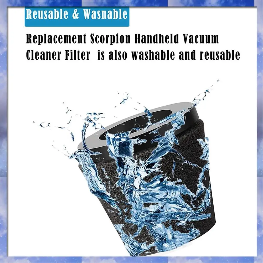 Gen Basic Replacement Filter Compatible For Dirt Devil Scorpion Handheld Vacuum Cleaner Style F117, Compare To Parts AD40117