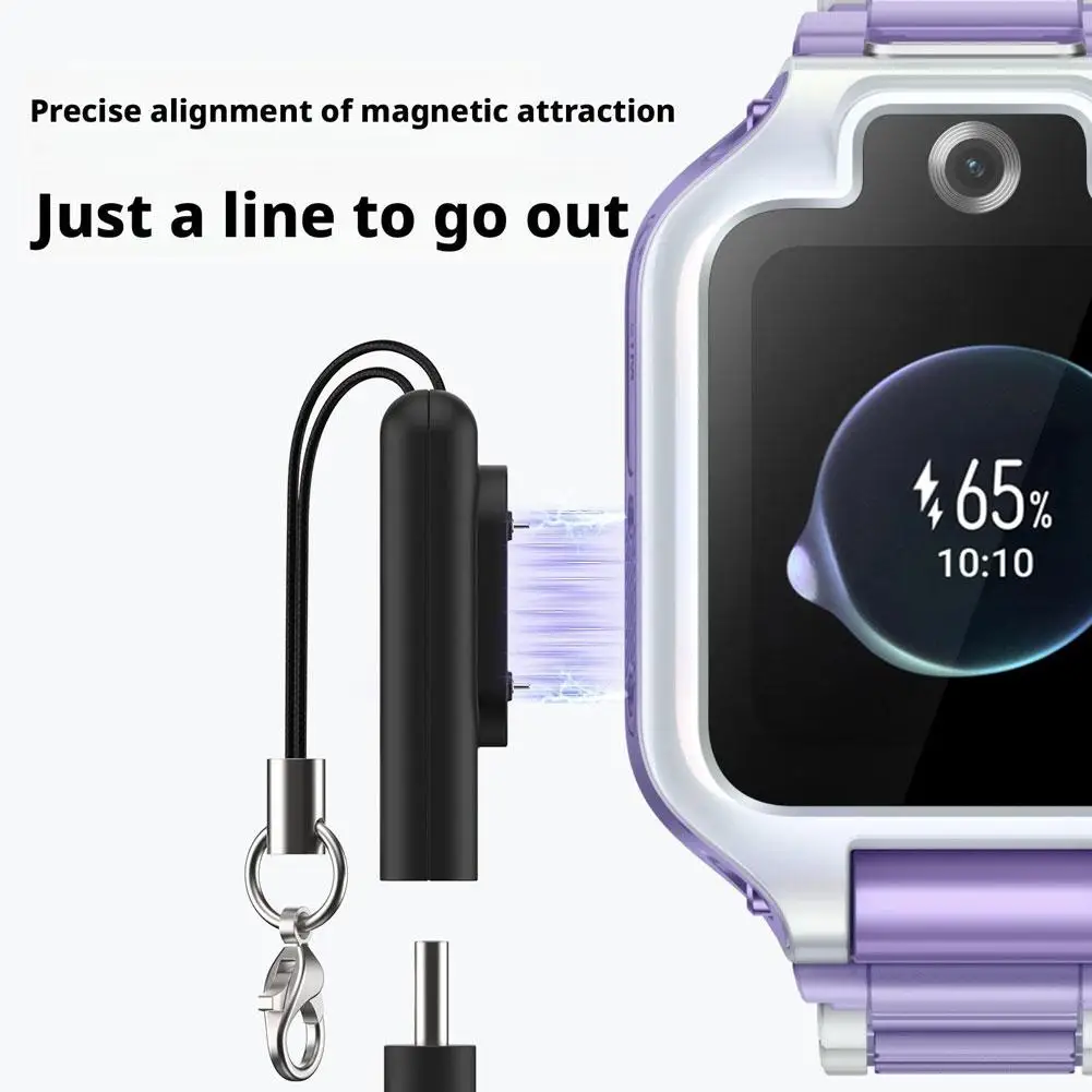 1-meter Typ C Ladegerät Konvertieren Stecker Mini Tragbare Power Adapter Lade Verbinden Für Huawei Uhr Band 6/7/8/9/10/Fit3/Fit2/Pro4