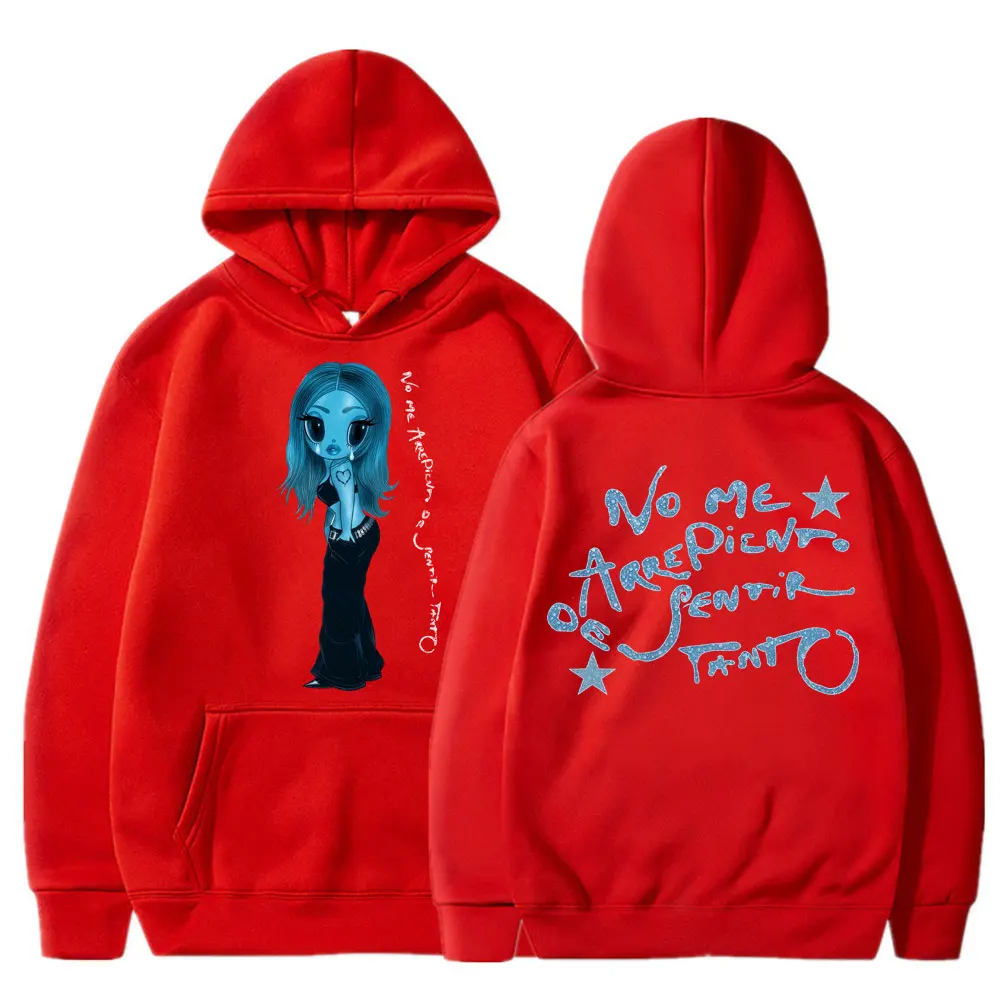 Karol G No Me Arrepiento De Sentir Tanto 2026 New Album Hoodies Music Lover Fashion Sportwear Men Women Fleece Loose Tracksuit