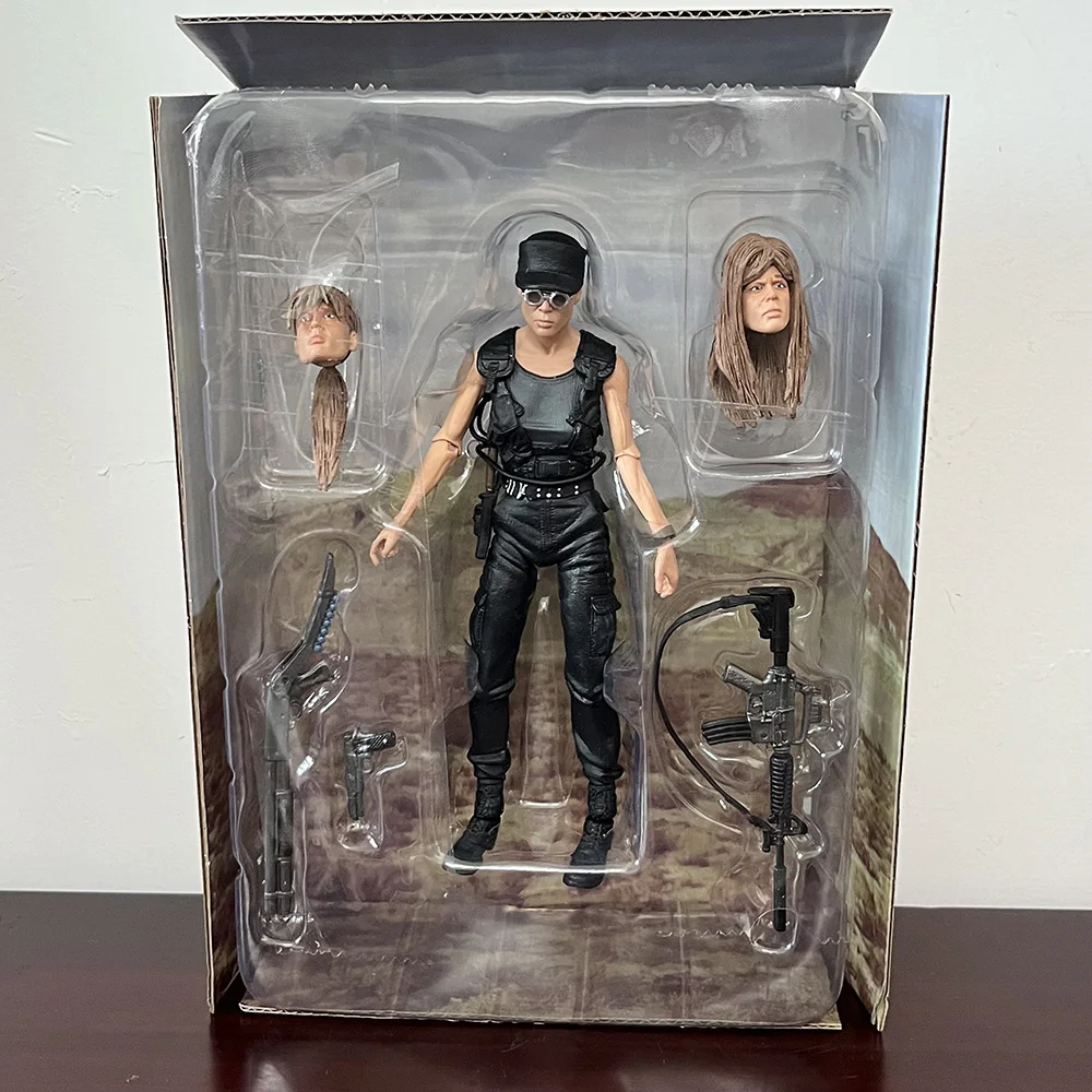 NECA Sarah Terminator Figure 2 Judgment Day T-800 Arnold Schwarzenegger Dark Fate Sarah Connor Action Figure Model Toy Gifts