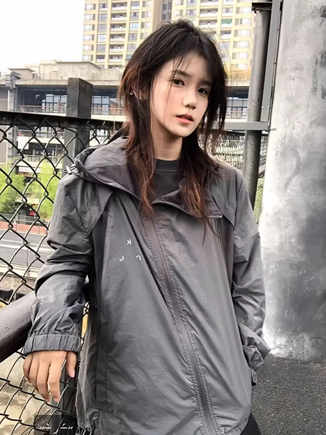 Lightweight Breathable UV Protection Ice Silk Outdoor Jacket Men's Women's Summer Cool Feeling Casual Loose Fit Long Sleeve