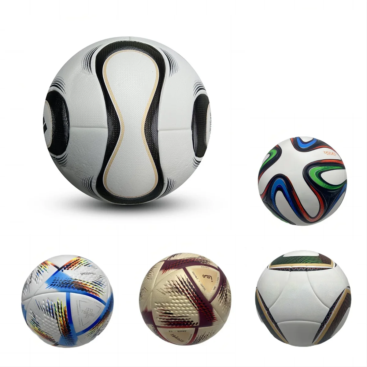 

Football for Men High Quality Size 5 PU Adult futebol Kids Outdoor Sports Training balls 2009 Game Professional Team Soccer ball