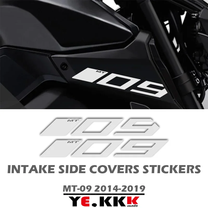 Fairing Decals Hollow Out Custom 2014-2019 For YAMAHA MT09 MT-09 MT-09SP FZ09 Air Intake Side Cover Sticker Set