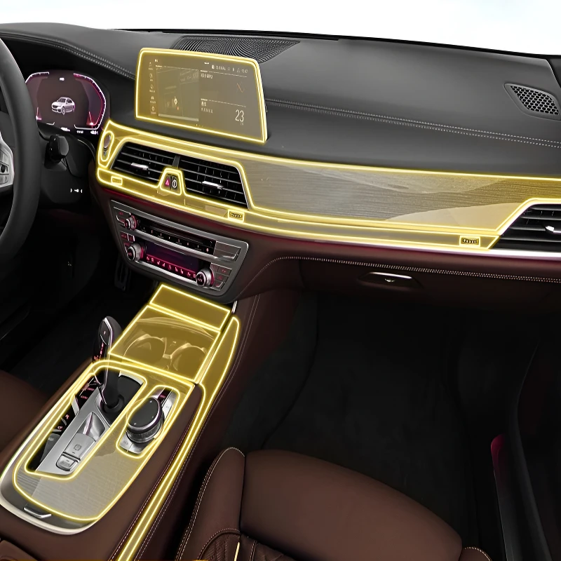 

FOR BMW7Series Fourseater 19-22Interior Dashboard Multimedia Navigation Transparent Anti-Scratch Protection Film ModificationFOR