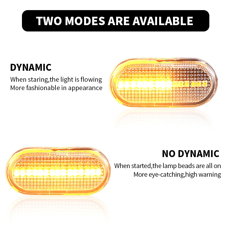 2PCS Canbus LED Dynamic Side Turn Signal Light For Nissan Tiida C11 Note E11 Micra K12 NP300 Navara D40 Qashqai J10 Accessories - view 4