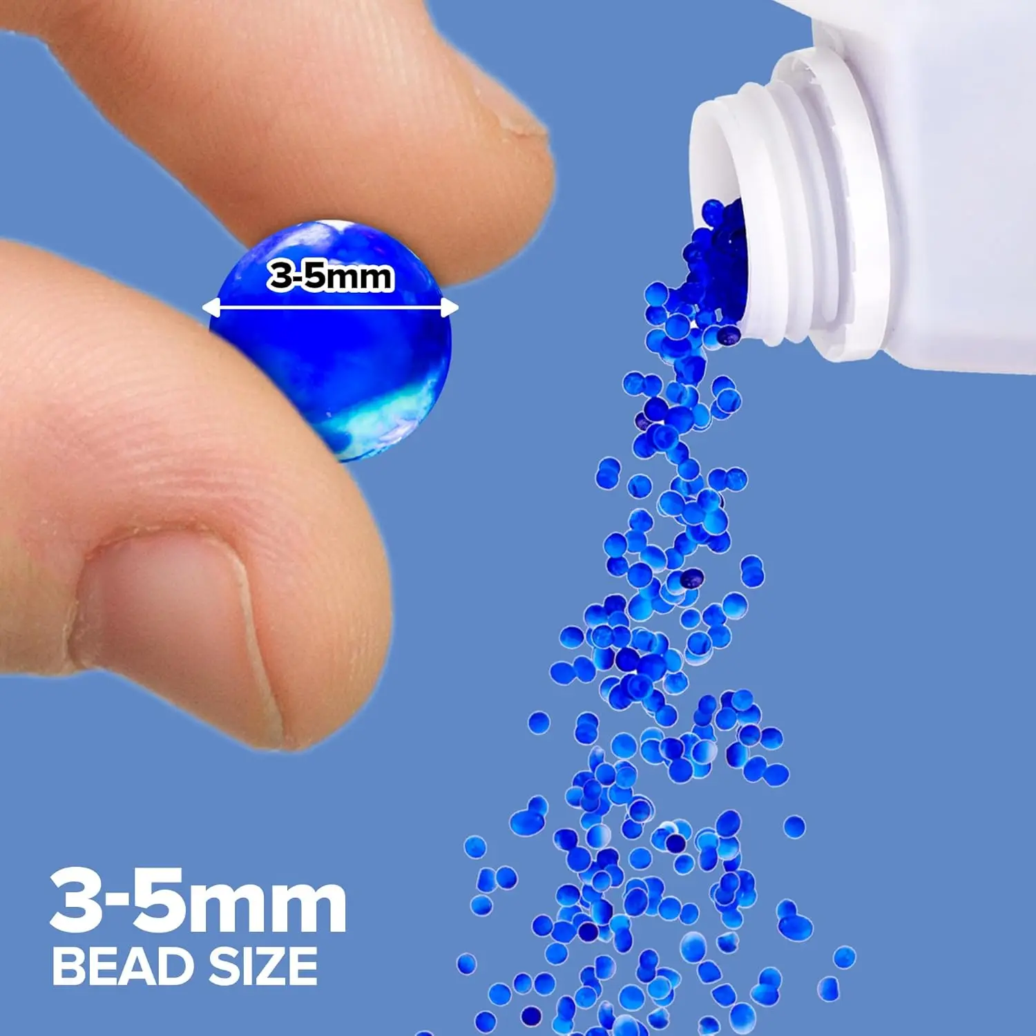 Blue Indicating Silica Gel, Rechargeable Desiccant for Electronics, Camera, PCB & 3D Filament Protection