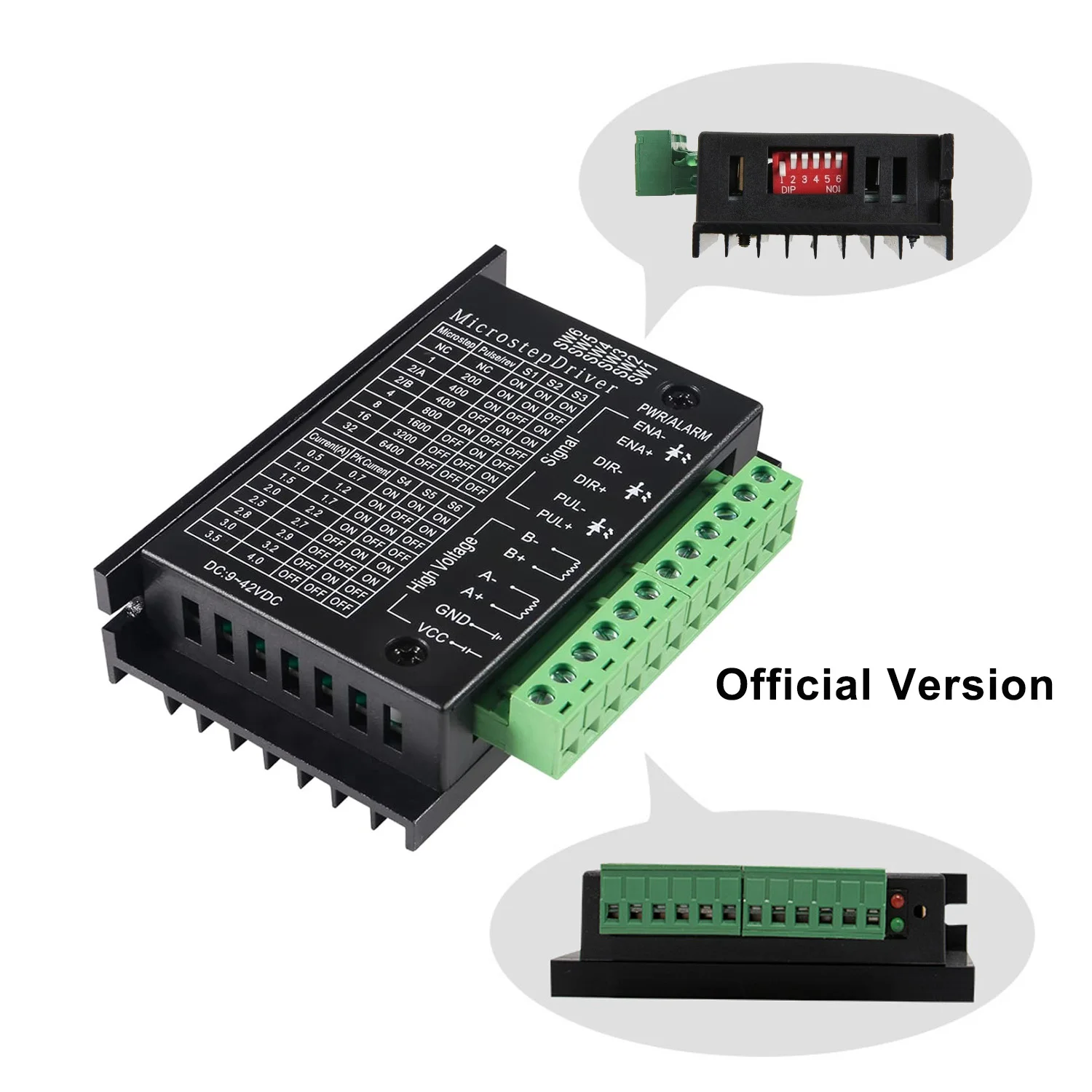 Stepper Motor Driver TB6600 Upgrade Nema23 Nema17 4A DC9-42V For NEMA23 Motor CNC Router Controller For 3D Printer