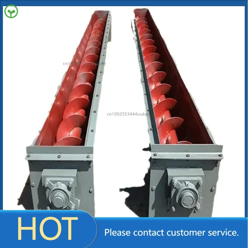 U-Shaftless Screw Conveyor, Grain Material Sludge Conveying Equipment, Spiral Cement Feeder