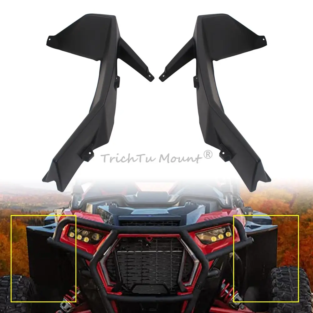 

For Polaris RZR XP 4 1000 Trail S Turbo 900 2014-2024 Accessories Extended Fender Flares Mud Guards UTV Front Mudguard Flaps Kit