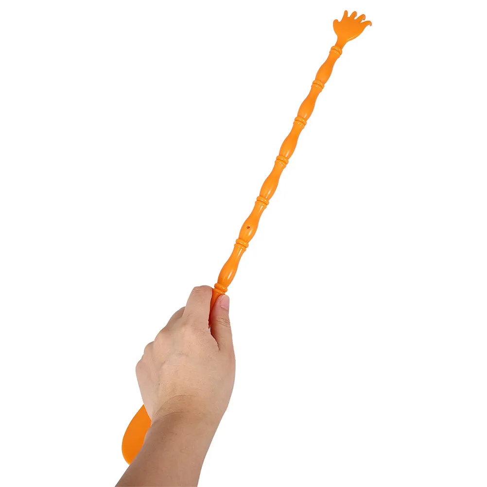 2Pcs Long Back Scratcher Stick and Shoehorn Dual-Sided Plastic Body Massager for Itchy Back Relief Shoe Helper Unisex Portable