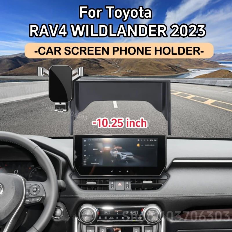 

Автомобильный держатель для экрана телефона для Toyota RAV4 WILDLANDER 2023 гравитационный Автомобильный держатель для телефона крепление на вентиляционное отверстие автомобильные аксессуары для интерьера автомобиля