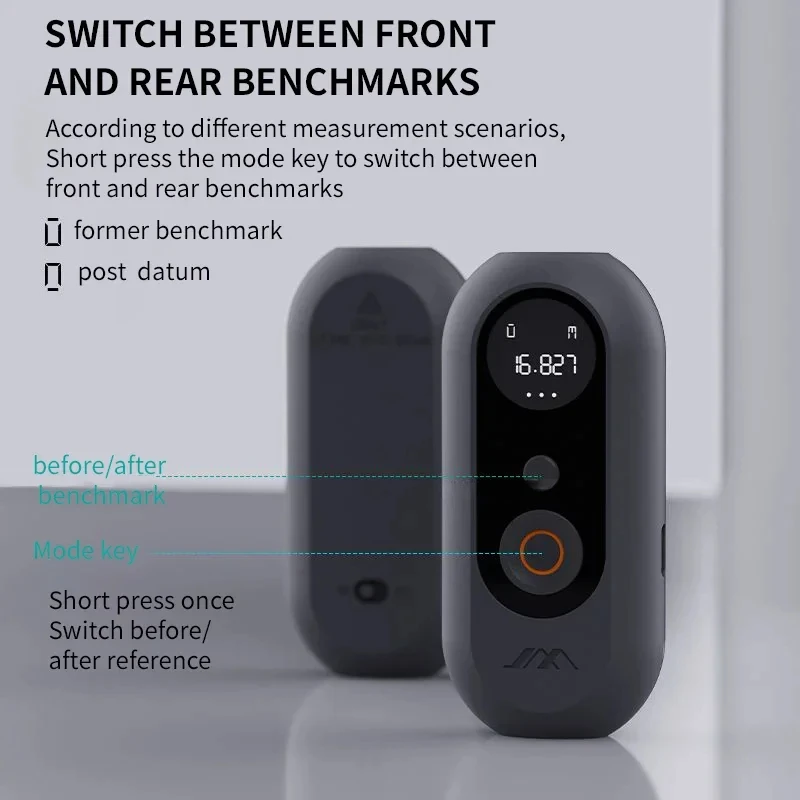 Imagem -04 - Xiaomi-jimihome Medidor de Distância a Laser Portátil Régua de Medição Infravermelha Ferramentas de Instrumentos em Nível de Alta Precisão 30m Jm-g2501