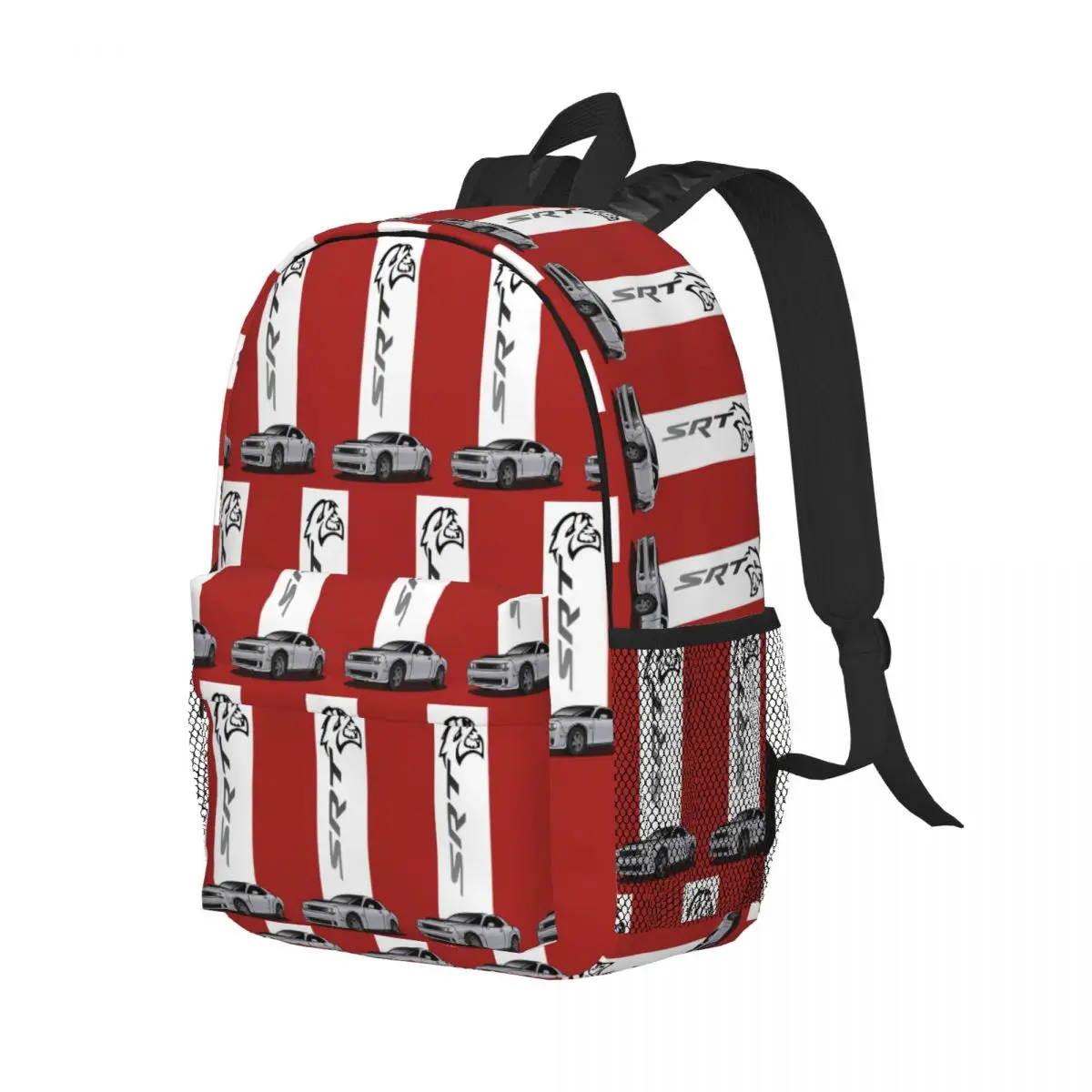 

SRT Hellcat Backpack Student Boys Girls BookBag Children School Bag Computer Shoulder Bags for Men Women