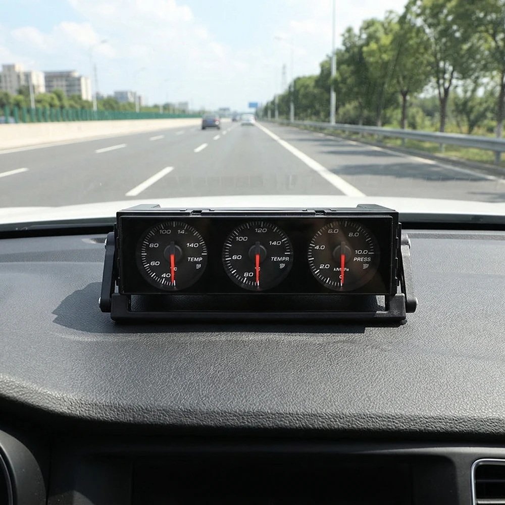 Auto Head-up Display HUD Wasser- & Öltemperatur Öldruck 10 Hintergrundlichtfarben Verfügbar Universal – Detail 25