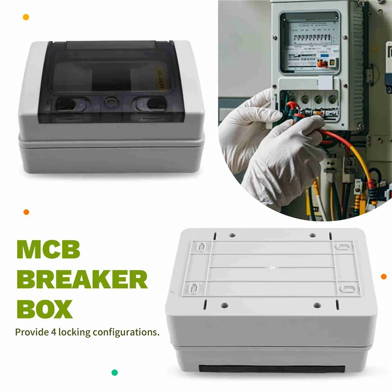 -A90P IP65 Waterproof HA Series 4WAY PC Junction Box For Outdoor Circuit Breaker Systems