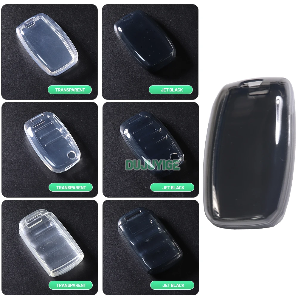 Clear TPU Car Key Case For Kia Sorento UM 2014-2020 Key Fob Cover Protector Shell Auto Accessories 2015 2016 2017 2018 2019