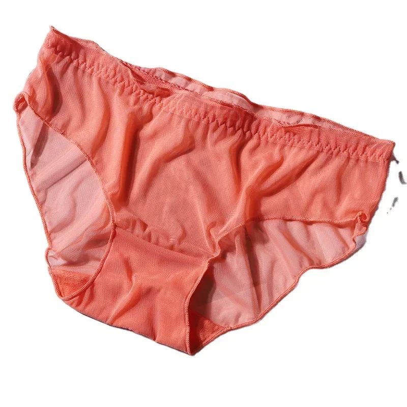 شبكة الملابس الداخلية الشفافة للنساء ، ملخصات الدانتيل تنفس للفتيات ، المنشعب القطن ، المنشعب