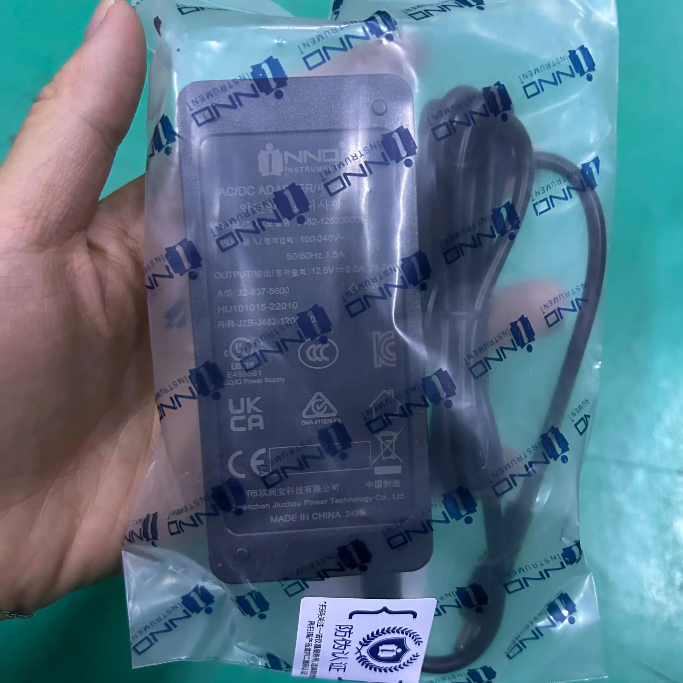 

100% Original AC Power Adapter Battery Charger for INNO M7 Fiber Optic Fusion Splicer, Power Supply