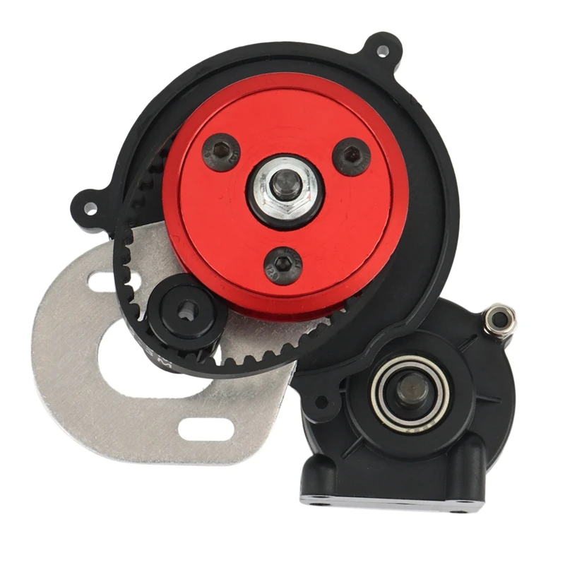 Belt Drive Transmission Box with 3.2mm Motor Gear for SCX10 SCX10 II 90046 90047 1/10 RC Crawler Car [wvrae toy]