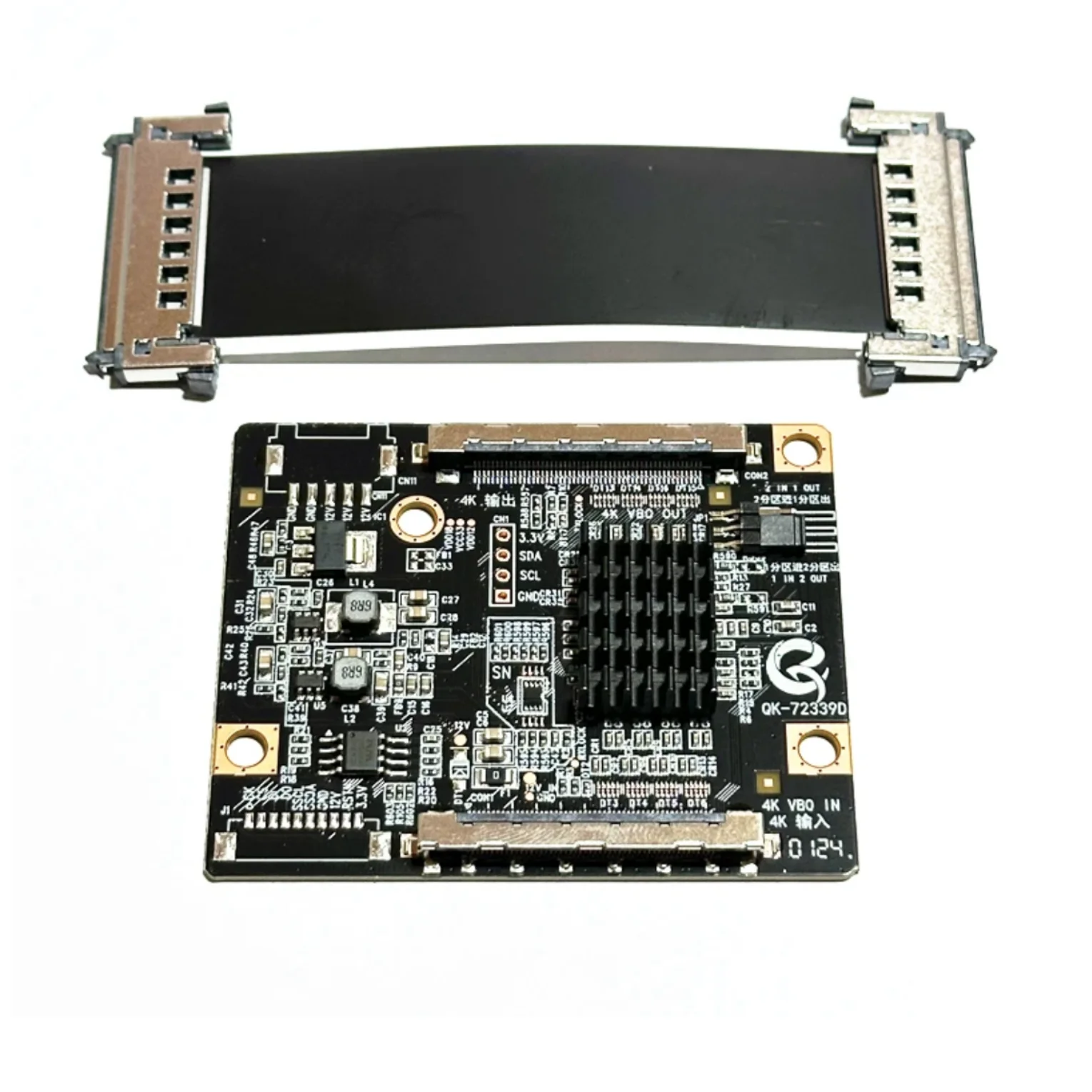 The all-new QK-72339D supports 4K LCD TV partition modification and does not support screen access