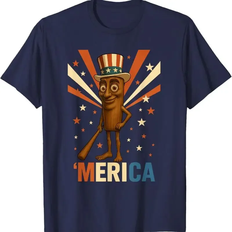 Funny Tung Sahur Äòmerica For 4Th Of July Brainrot T Shirt
