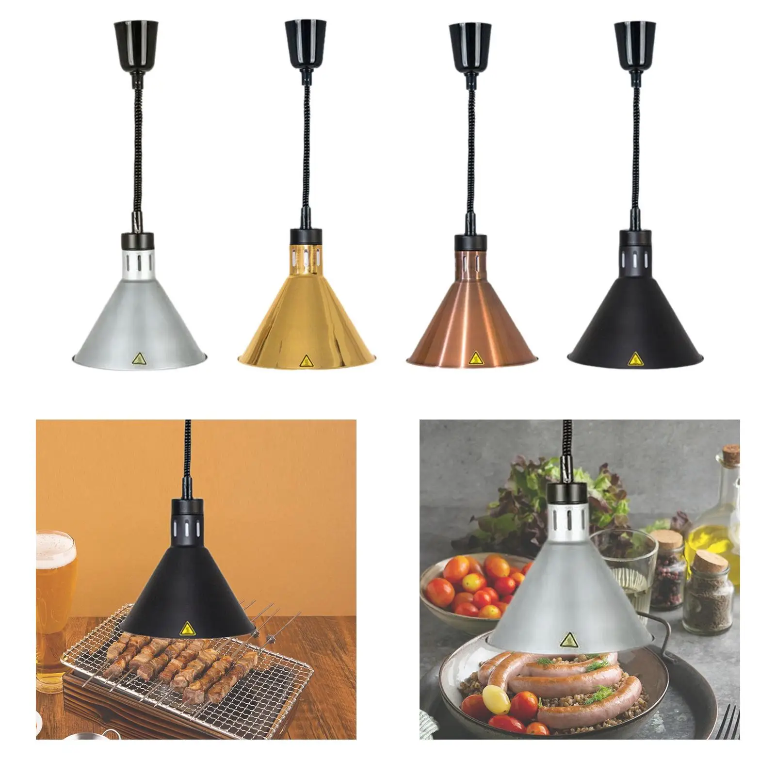 Тепловая лампа для еды, лампа для подогрева шведского стола, лампа для подогрева еды, свет для подогрева шведского стола с подогревом