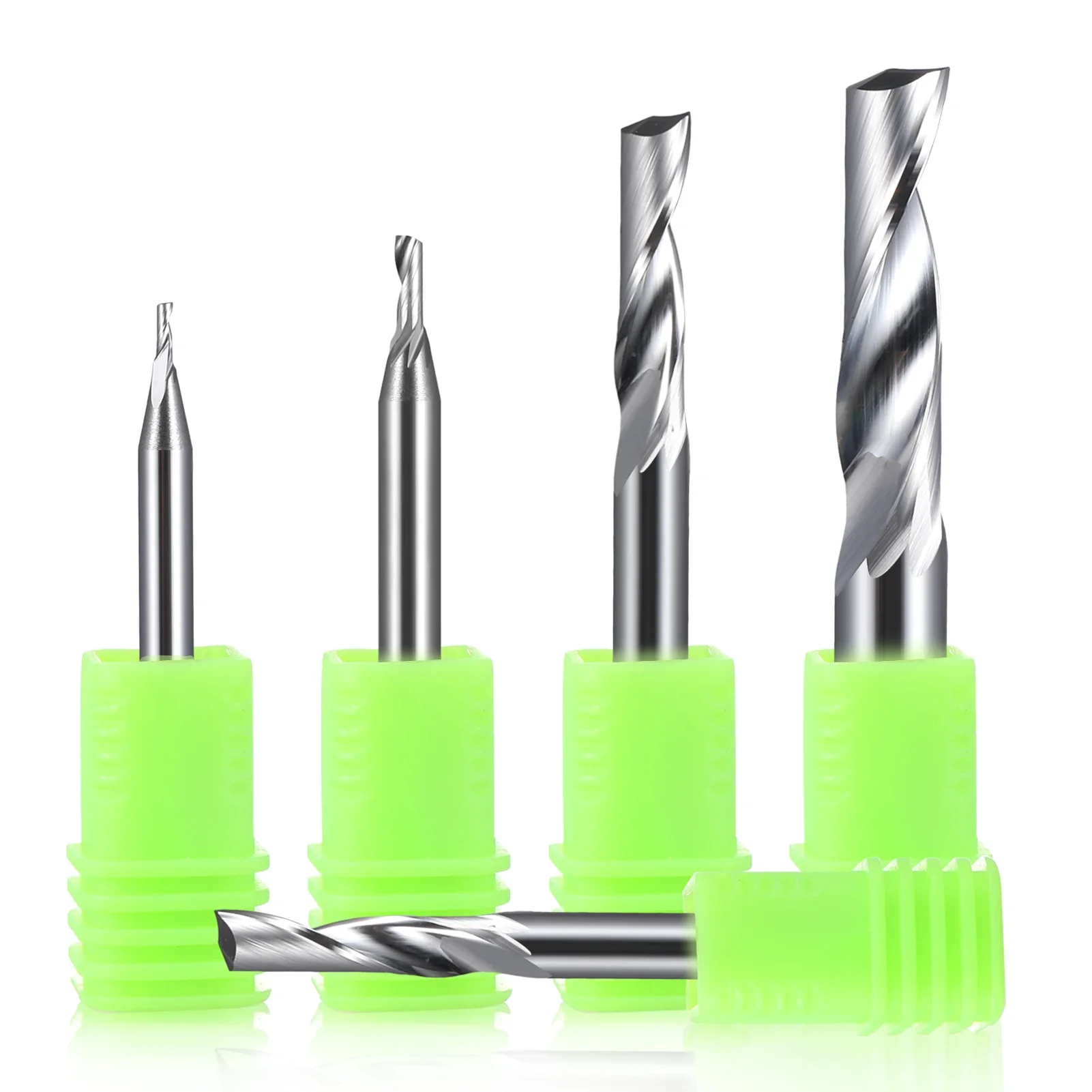 Milling Cutter for Aluminum AAA CNC Router Bit 3.175/4/5/6/8/10/12mm Carbide End Mill for Aluminum Copper and other metal