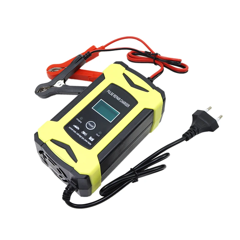 12V 6A Digital Car Battery Charger Fully Automatic Repair Charge For Car Motorcycle Fully Automatic12v Lead acid Battery Charger