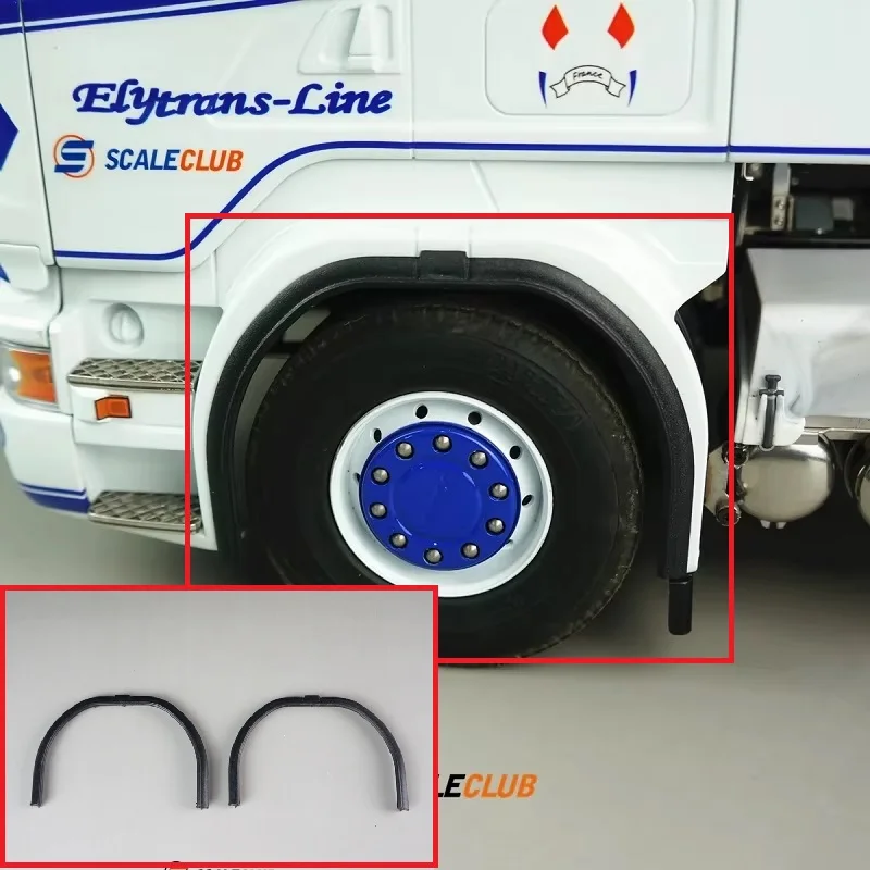 

Scaleclub Model 1 Pair Wheel Eyebrow For Tamiya Drag Head Mud Head For Scania Wheel Eyebrow Mudguard