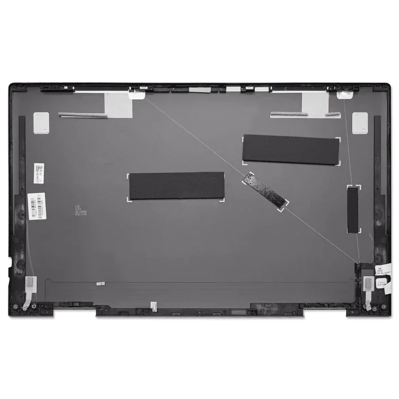 Novo caso superior para hp envy x360 15-ed 15m-ed 15-ee 15m-ee lcd capa traseira frente moldura dobradiças palmrest inferior caso L93204-001 marrom