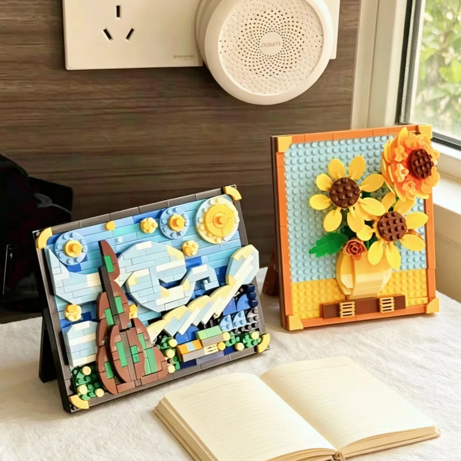 Picture Frame Building Block Set, Micro Particle Building Blocks, Building Block Toys, Suitable for Desktop Decorations, Window Displays, Suitable for Christmas Gifts, Birthday Gifts, Valentine's Day Gifts