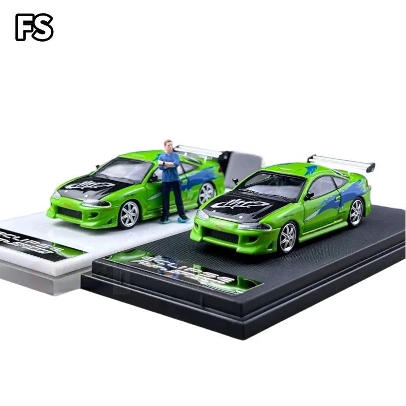 

FS 1:64 Mitsubishi Eclipse D30 Robocar Cast Alloy Static Car Model - A Boys' Holiday Gift Toy Collection Decoration Item.