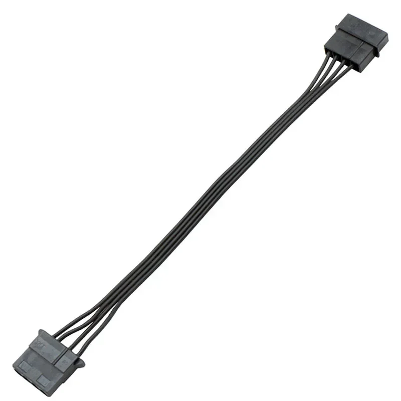 1x Computer Kabel Große 4 Pin Männlich Zu Weiblich 4 P IDE Power Verlängerung Kabel 18AWG für Molex Stecker
