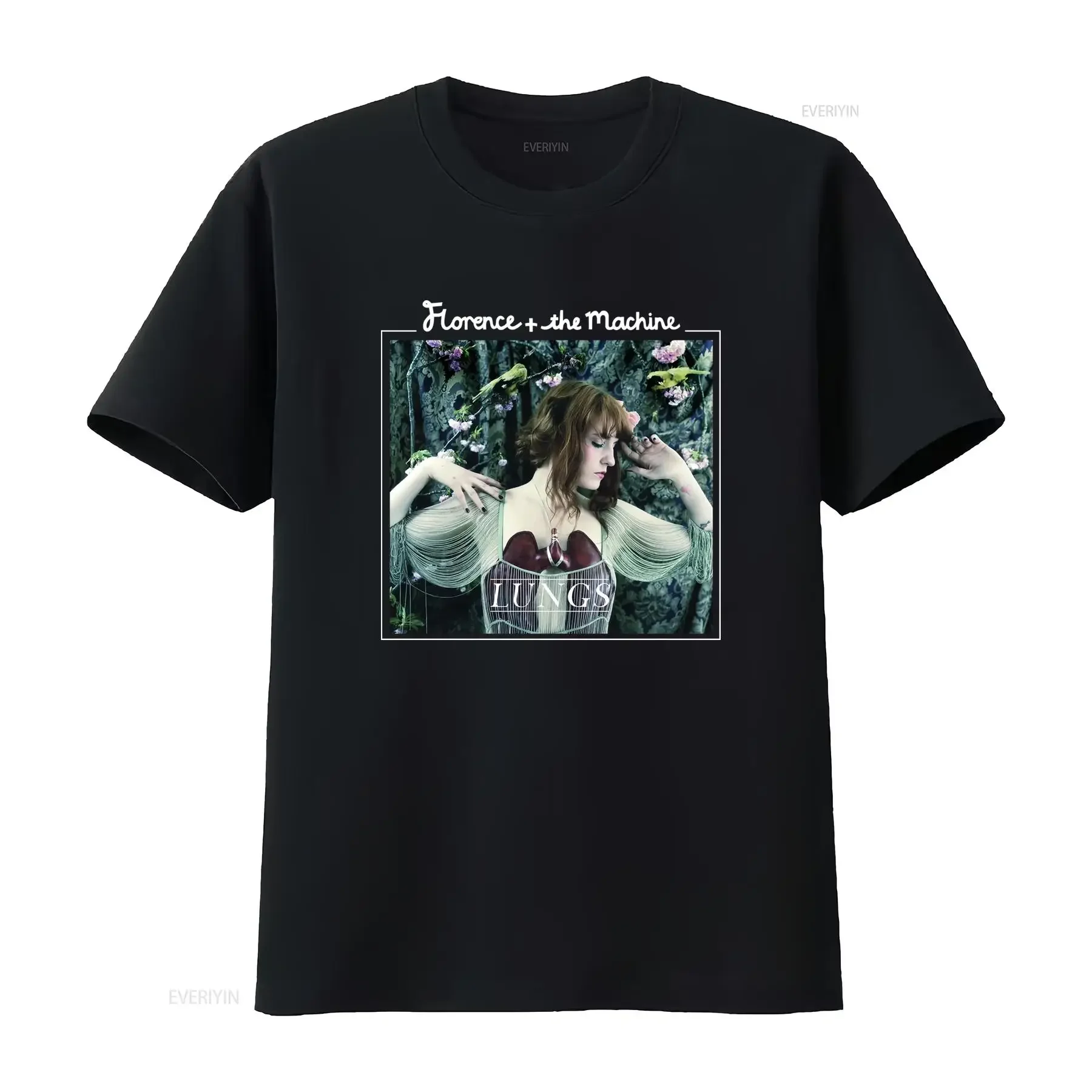 Florence and The Machine Logo T Shirt Casual Round Neck with Iconic Music Print S 5XL Sizes US 5 6 M 7 8 L 9 10 XL 11 12