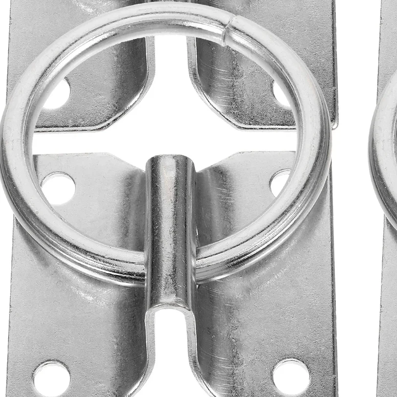 

4Pcs Horse Tie Ring Fasteners Equestrian Hooks Blocker Ring Training Equipment Accessories Horse Feeding Supplies Metal Tie Ring