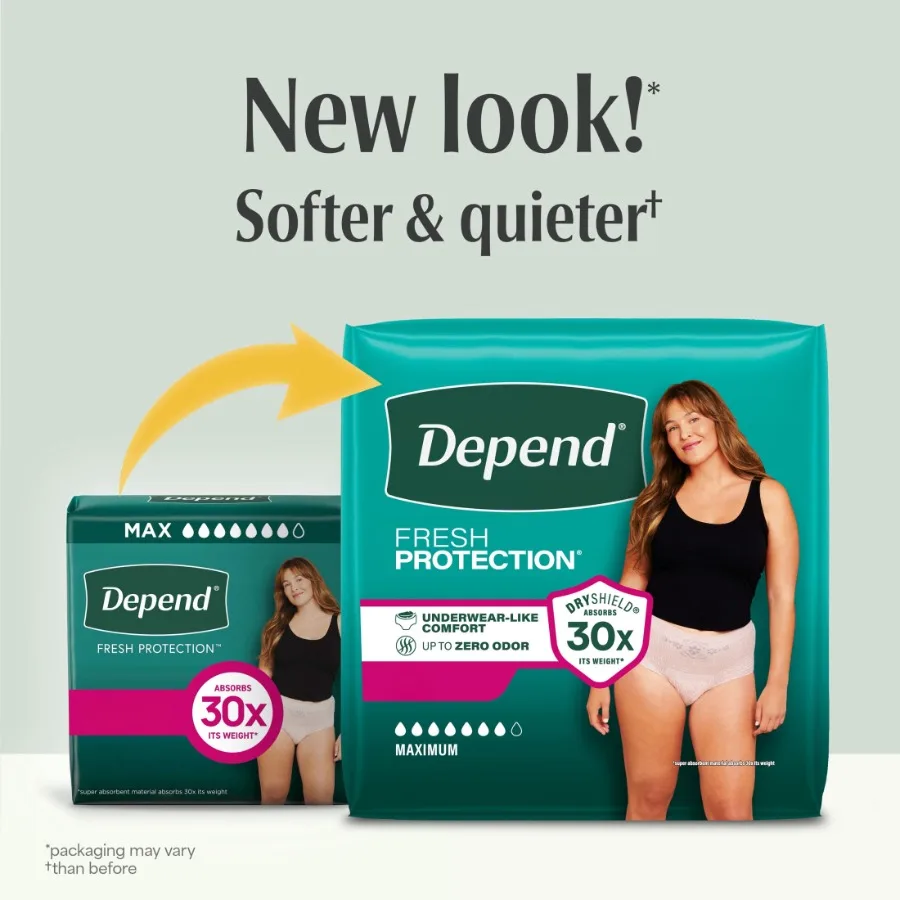תחתוני ספיגה לנשים Fresh Protection, חיתולים למבוגרים, XXL, 22 יחידות