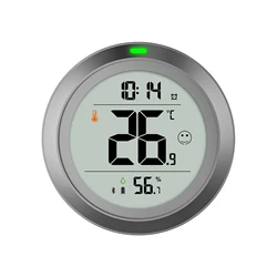 FABISENSE Tuya Wifi Bluetooth Thermometer Hygrometer Date Time Alarm Hygrometer Thermometer Detector Smart Life for home