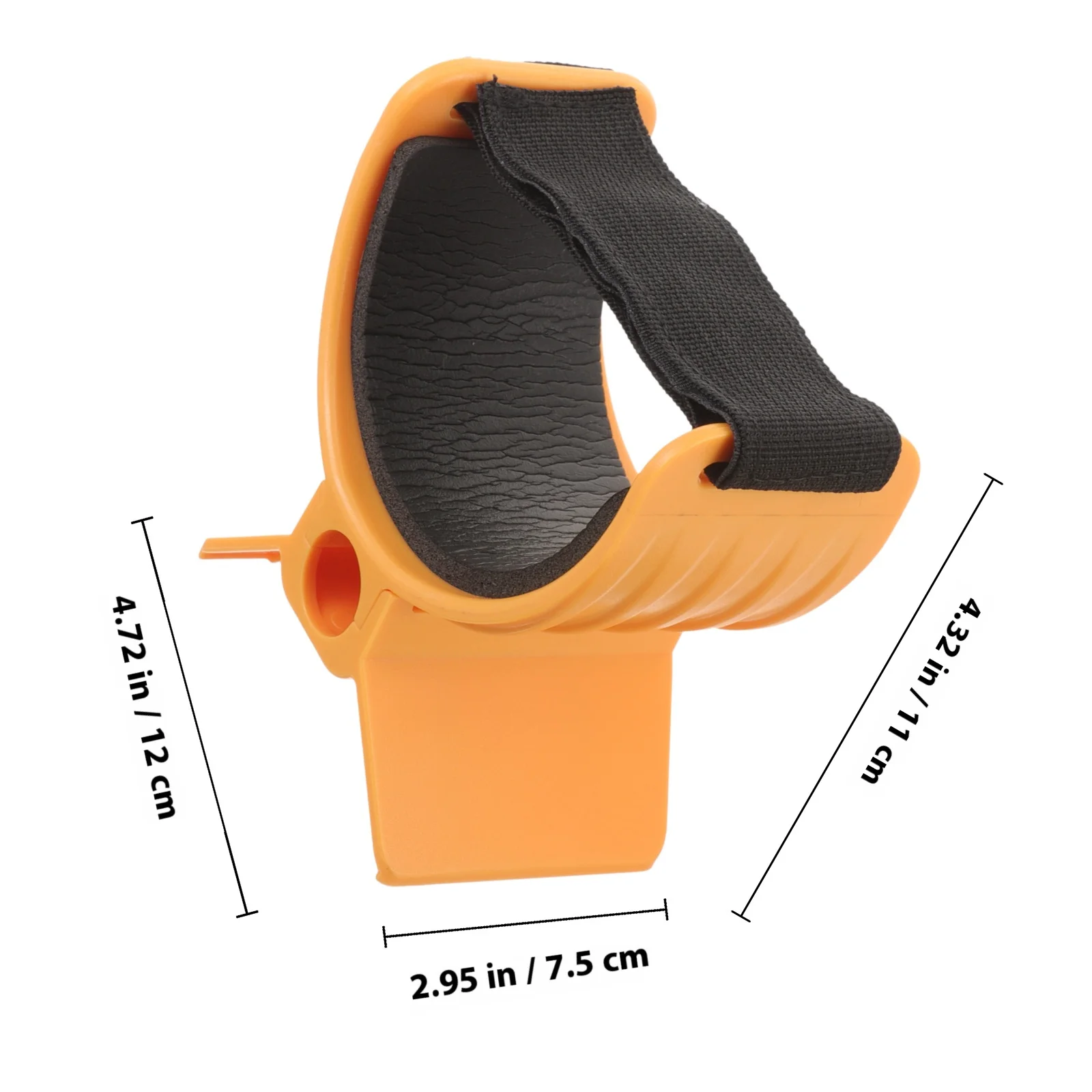 BUTIFULSIC Localizador subterrâneo portátil de metal resistente à água com rack de armazenamento Suporte de plástico amarelo para crianças e adultos