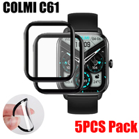 5PCS Pack For COLMI C61 Screen Protector Smart watch Protective Full Cover 3D Film Curved Soft Films