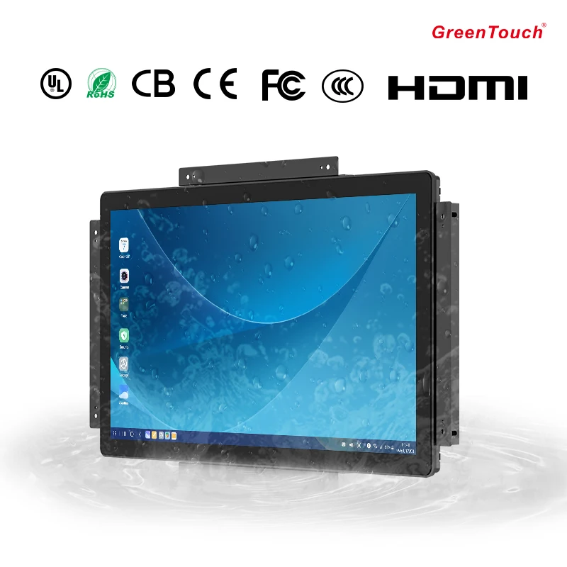 Monitor LCD touch screen capacitivo da 21,5 pollici Monitor touch screen con display industriale impermeabile IP65
