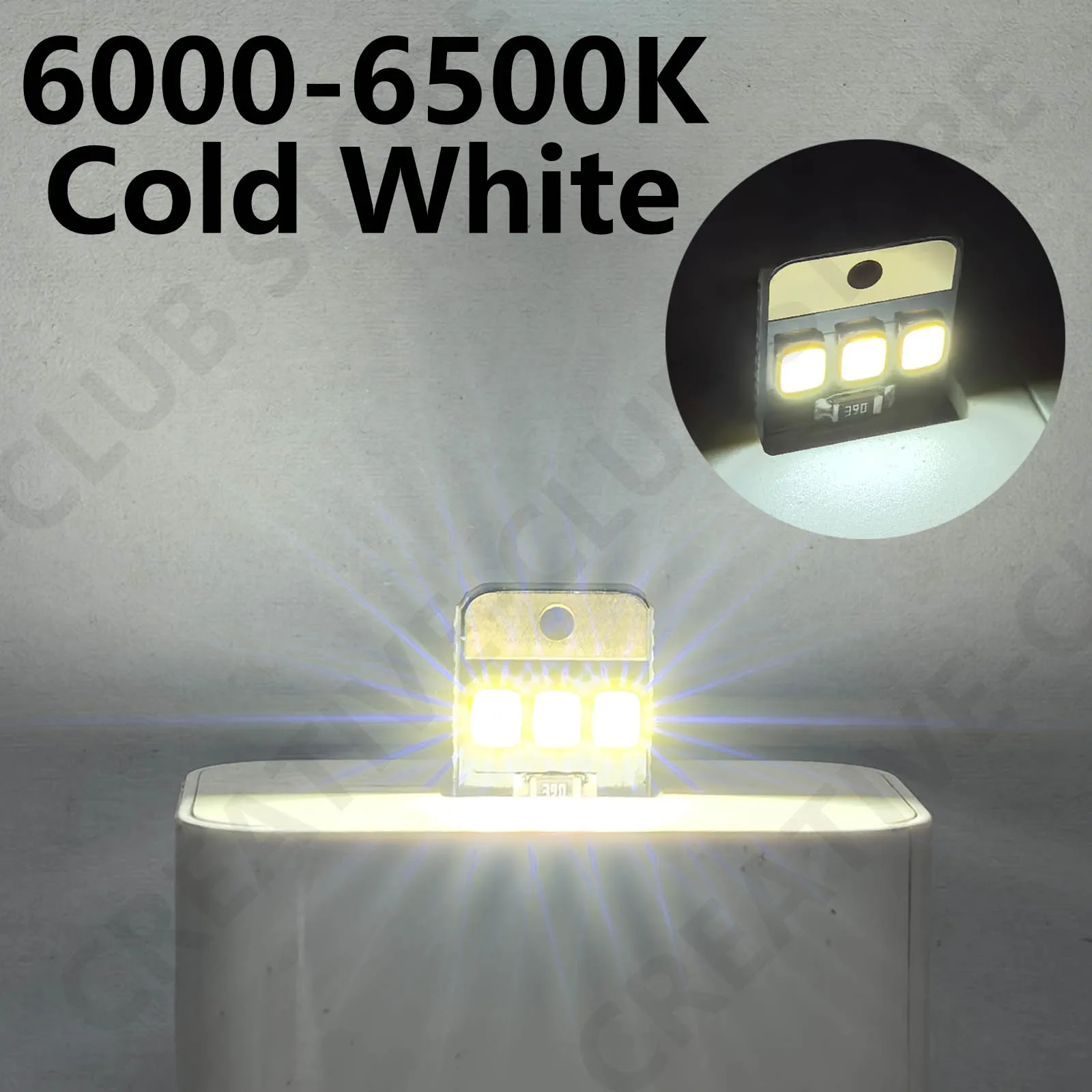 20pack Book Light Mini Night Lighting 2835SMD Book Lamp Bulb DC 5V 0.25W Led Usb Light for Power Bank Computer Laptop Cold White