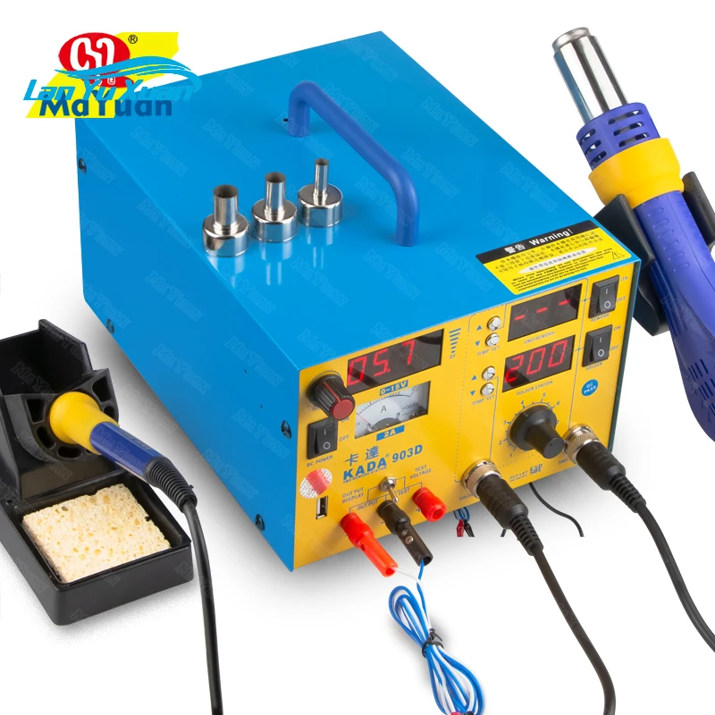 

Mayuan Rapid Heating Auto Sleep Mobile Phone Repairing Tools Power Supplier Hot Air Soldering Station 3 in 1