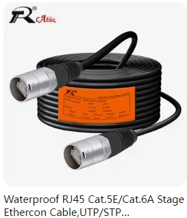 RJ45 CAT5 mit abgeschirmtem 4-Kanal-3-Pin-XLR-Stecker/Buchse, Multi-Netzwerk-Empfängerkabel für Bühnenaufnahmestudio – Detail 28